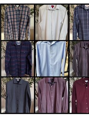Men's Button Down Dress/Casual Shirts